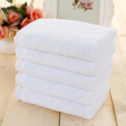 40g white square hand towel, small square hand towel, pure cotton, lint-free, absorbent, wholesale dishcloth for hotels, homes, and restaurants.