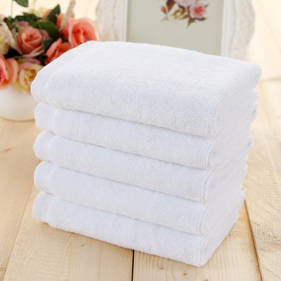 40g white square hand towel, small square hand towel, pure cotton, lint-free, absorbent, wholesale dishcloth for hotels, homes, and restaurants.
