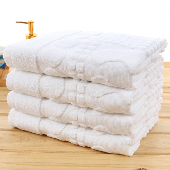 Five-star hotel bathroom floor towels, thickened, high-quality cotton, absorbent, and large bedroom entrance mats.