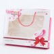 Wholesale double-pack towel gift boxes, custom-designed return gift packaging, exquisite face towels for supermarkets and daily use.
