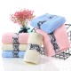 Thickened bamboo fiber towels, wholesale, face towel gifts, labor protection towels, bamboo charcoal fiber, with embroidered logos.