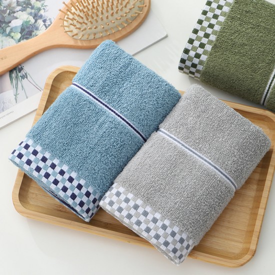 Manufacturer wholesale pure cotton bath towel, hotel, logo, gift, advertising, absorbent, pure cotton towel.