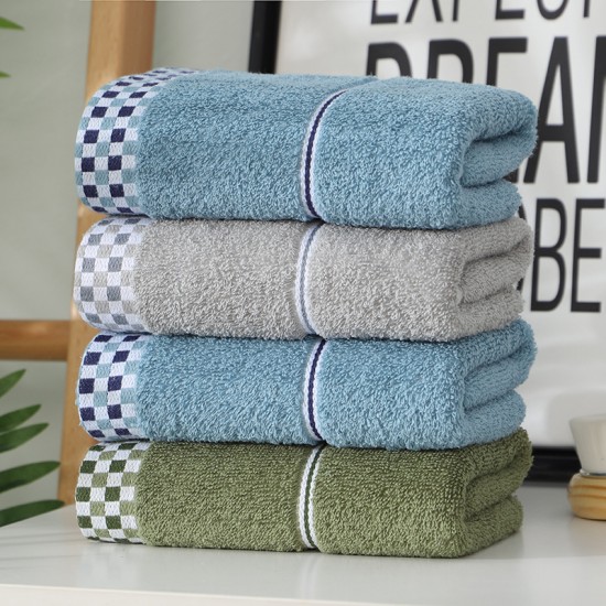 Manufacturer wholesale pure cotton bath towel, hotel, logo, gift, advertising, absorbent, pure cotton towel.