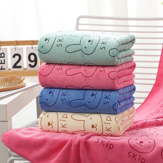 Dryer towel and bath towel manufacturer, thickened absorbent gift, embroidered logo microfiber bath towels.