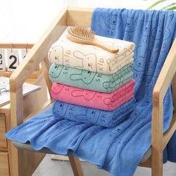 Dryer towel and bath towel manufacturer, thickened absorbent gift, embroidered logo microfiber bath towels.