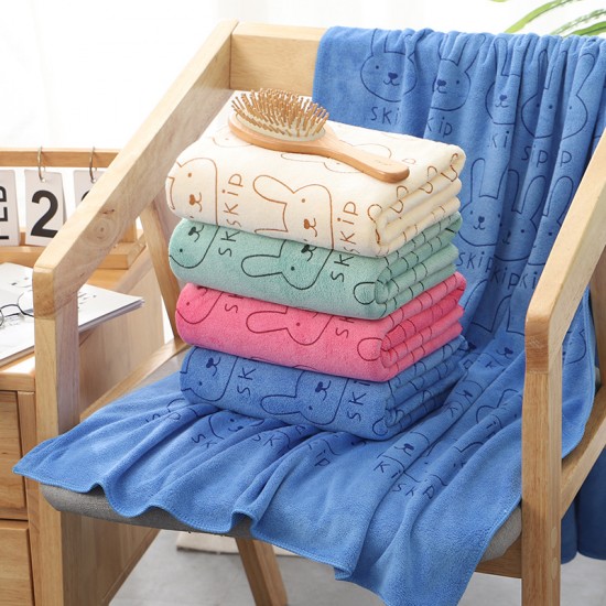 Dryer towel and bath towel manufacturer, thickened absorbent gift, embroidered logo microfiber bath towels.