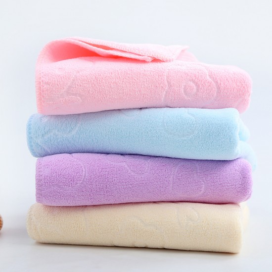 350 square meters of microfiber. Embossed bear towels, absorbent and skin-friendly, for face washes and hand towels, for daily use in labor protection.