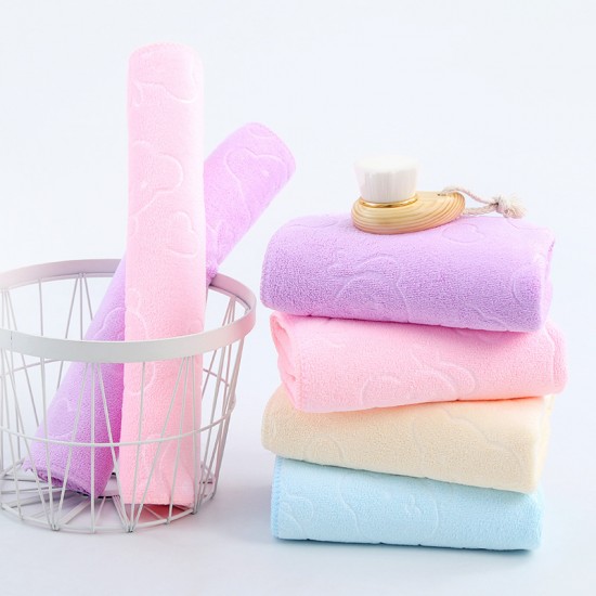 350 square meters of microfiber. Embossed bear towels, absorbent and skin-friendly, for face washes and hand towels, for daily use in labor protection.