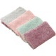 Family-size double-sided, two-color dishwashing towels, oil-free kitchen towels, thickened coral fleece small towels.