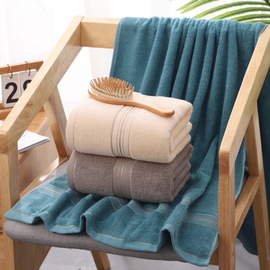 Manufacturer's 32-strand pure cotton bath towel, absorbent and soft, universal bath gift advertising company.