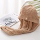 Coral fleece quick-drying shower cap, adult household solid color simple hair dryer, microfiber turban, shampoo and dryer.