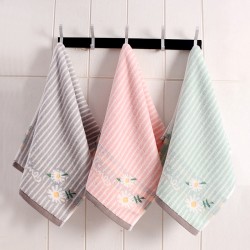 New pure cotton 32-strand towels, thickened absorbent face wash towels, custom logo gifts, direct shipping.