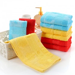 Towel manufacturer's wholesale bamboo fiber towels, labor protection face towels, wholesale gifts, bamboo charcoal fiber towels