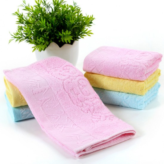 Bamboo charcoal fiber towels, wholesale, daily necessities gifts, bamboo fiber children's towels, small towels