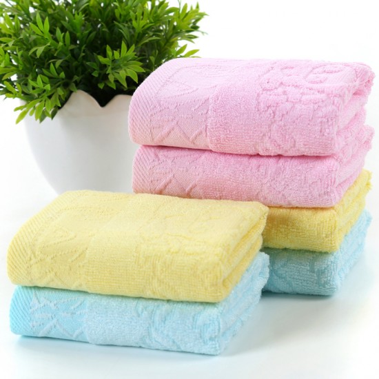 Bamboo charcoal fiber towels, wholesale, daily necessities gifts, bamboo fiber children's towels, small towels