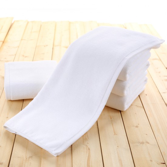 500g white bath towels, factory direct, pure cotton, hotel, and extra-thick, fire therapy towels, wholesale.