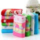 Towel manufacturer wholesale, pure cotton three-layer gauze for children, 25*50 absorbent three-layer gauze small towels.