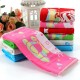 Towel manufacturer wholesale, pure cotton three-layer gauze for children, 25*50 absorbent three-layer gauze small towels.