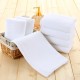150g manufacturer's thickened white cotton towels for hotels, beauty, and face washes, soft and absorbent.