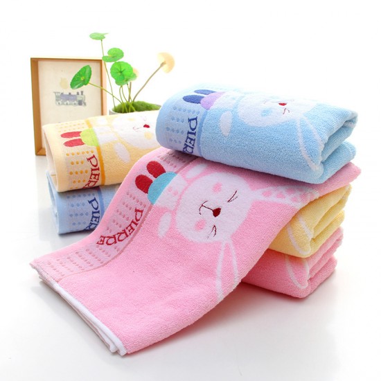 32-ply cartoon rabbit face towels, wholesale, gift towels, cotton, direct sales, shopping malls and supermarkets. Logo