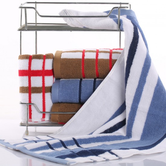 Pure cotton towels, manufacturer, wholesale, 32-ply, same-style, striped face towels, gift, pure cotton