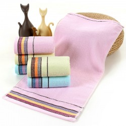 Manufacturer 32-strand pure cotton face towels, wholesale, supermarket gifts, promotional towels with custom logos