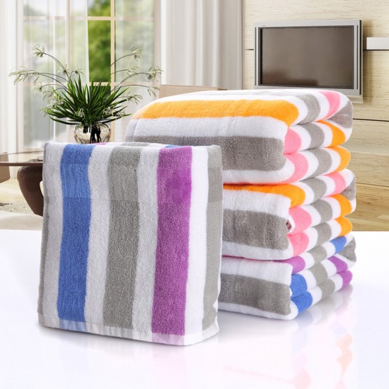 32-ply cotton bath towels, cut velvet yarn, and striped towels, wholesale, gift, and group buy.
