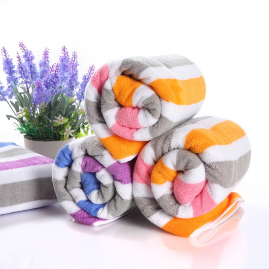 32-ply cotton bath towels, cut velvet yarn, and striped towels, wholesale, gift, and group buy.