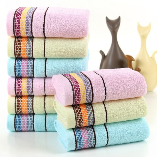 Manufacturer 32-strand pure cotton face towels, wholesale, supermarket gifts, promotional towels with custom logos