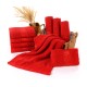 Wholesale, red wedding towels, wedding gifts, return gifts, pure cotton, thickened, embroidered logo, pure cotton towels