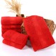 Wholesale, red wedding towels, wedding gifts, return gifts, pure cotton, thickened, embroidered logo, pure cotton towels