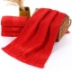 Wholesale, red wedding towels, wedding gifts, return gifts, pure cotton, thickened, embroidered logo, pure cotton towels