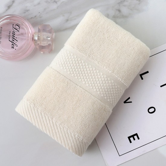 Pure cotton towels, wholesale, custom-embroidered, promotional face towels for supermarkets