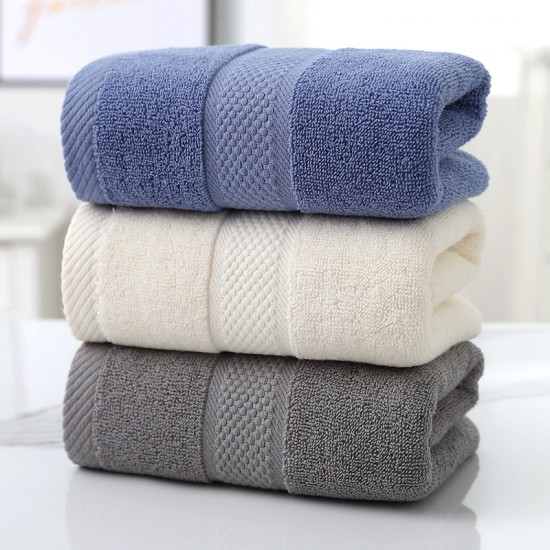 Pure cotton towels, wholesale, custom-embroidered, promotional face towels for supermarkets