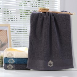 Pure cotton face towels, wholesale, logo-embroidered thickened towels for advertising