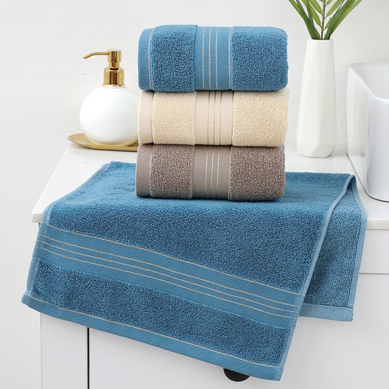 Factory wholesale pure cotton towels, absorbent, thickened, unisex, cartoon-themed, dark-colored, dropshipping gifts