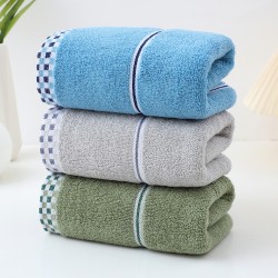 Spring cotton face towels, supermarket, embroidered L OGO gift-return thickened cotton towels