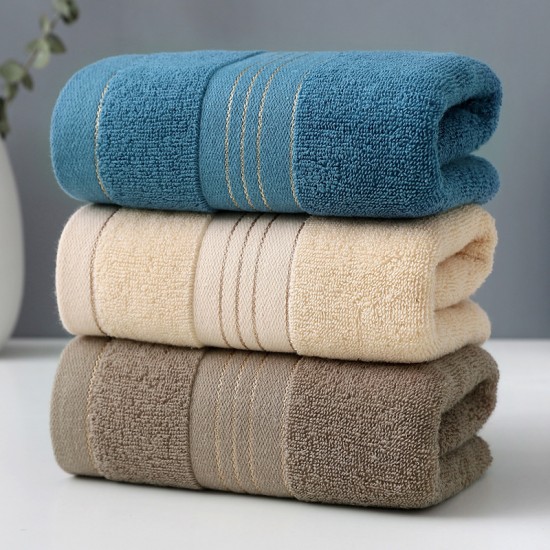 Cotton bath towel manufacturer wholesale, thickened cotton towels, embroidered logos.