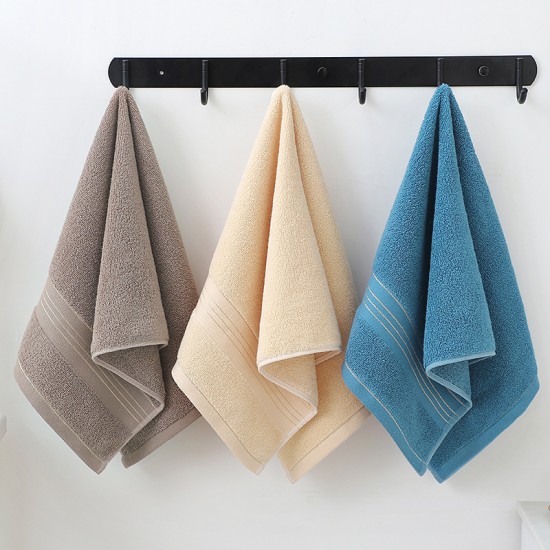 Factory wholesale pure cotton towels, absorbent, thickened, unisex, cartoon-themed, dark-colored, dropshipping gifts