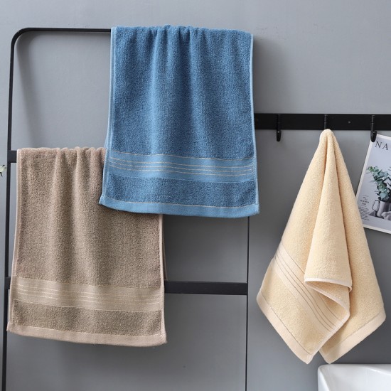 Cotton bath towel manufacturer wholesale, thickened cotton towels, embroidered logos.