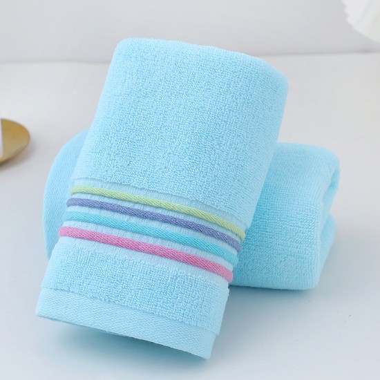 Towels, Gaoyang manufacturers, pure cotton face towels for gifts. Pure cotton, soft, absorbent, solid color, embroidered cotton towels.