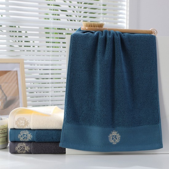 Pure cotton face towels, wholesale, logo-embroidered thickened towels for advertising