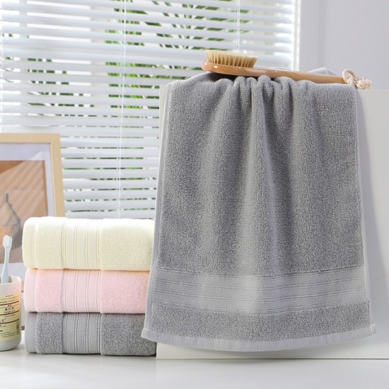 Pure cotton face towels, wholesale logo gifts, thickened towels, embroidered thickened towels, 110g.