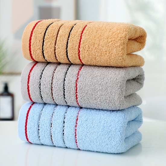 Wholesale pure cotton face towels for supermarkets, embroidered logos for gifts and promotional gifts, thickened cotton towels for custom-made gifts.