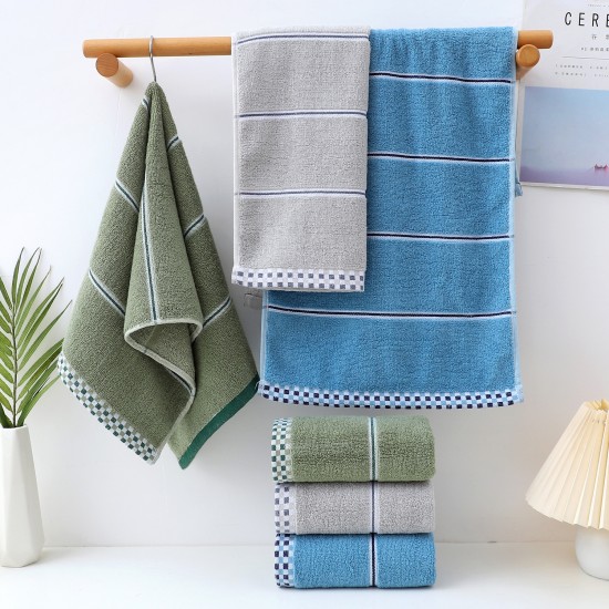 Spring cotton face towels, supermarket, embroidered L OGO gift-return thickened cotton towels