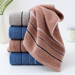 Gaoyang Towel Factory pure cotton absorbent towels with logo, wholesale, jacquard-printed, thickened, gift face towels