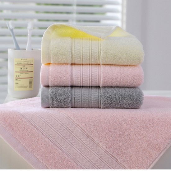 Pure cotton face towels, wholesale logo gifts, thickened towels, embroidered thickened towels, 110g.