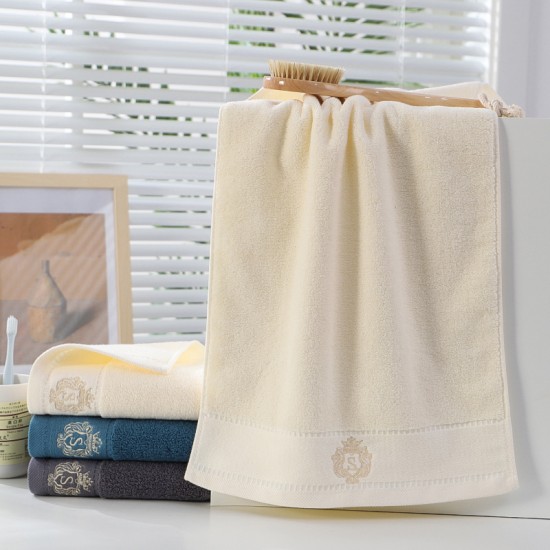 Pure cotton face towels, wholesale, logo-embroidered thickened towels for advertising