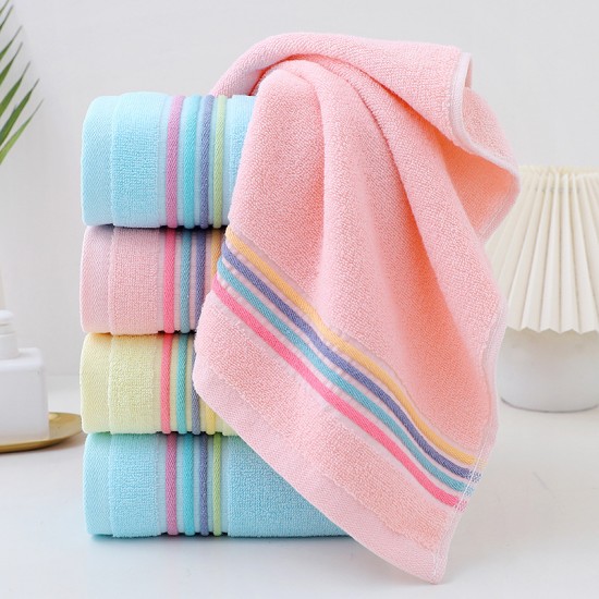 Towels, Gaoyang manufacturers, pure cotton face towels for gifts. Pure cotton, soft, absorbent, solid color, embroidered cotton towels.
