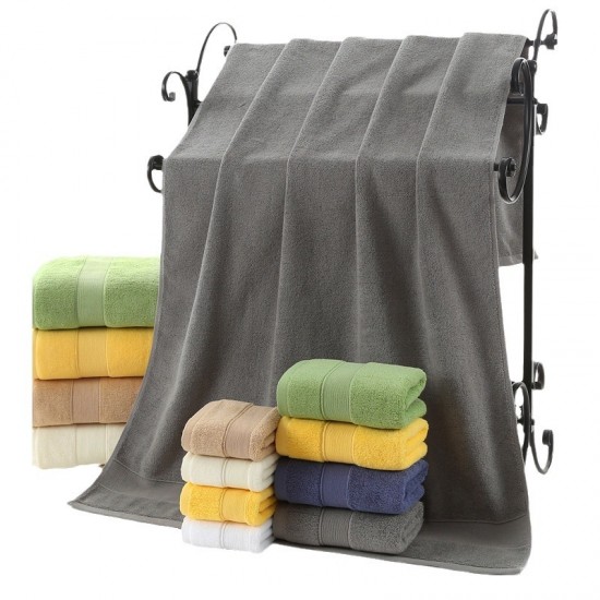 Factory 32-ply pure cotton towels, solid colored, wholesale, gift sets, group buy, pure cotton bath towels